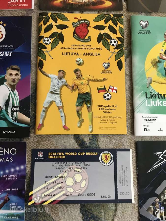 Futbolo klubų bei rinktinių programų kolekcija - nuotraukos Nr. 9