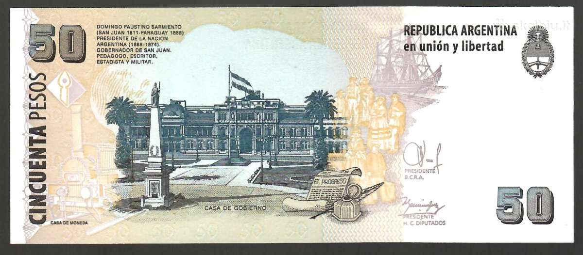 Argentinos banknotai - nuotraukos Nr. 4