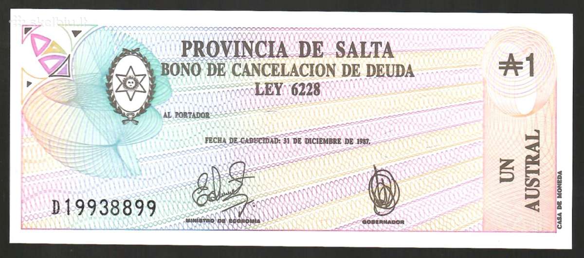Argentinos banknotai - nuotraukos Nr. 5