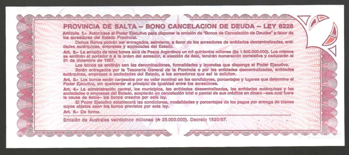 Argentinos banknotai - nuotraukos Nr. 6