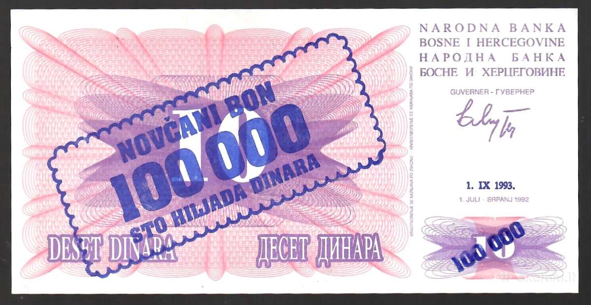Bosnijos Hercegovine banknotai - nuotraukos Nr. 3