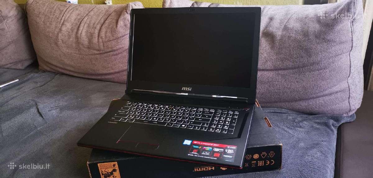 Msi Gaming I7/32gb/17,3"120hz/gtx 8gb/SSD nvme - nuotraukos Nr. 2