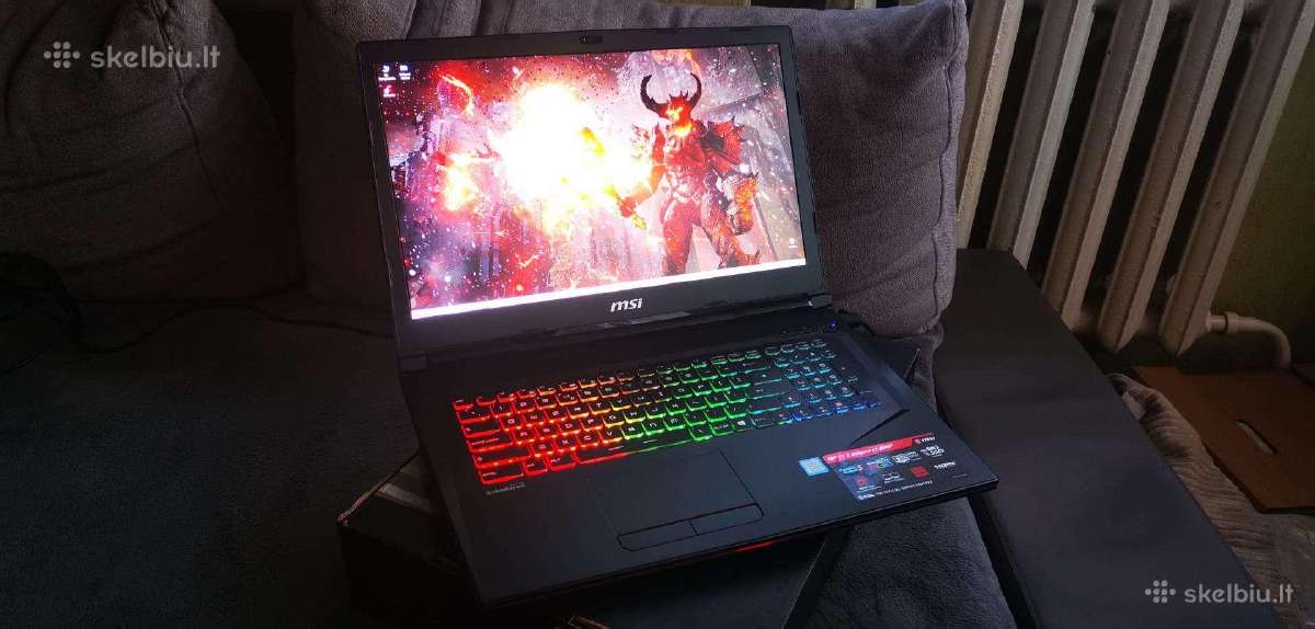 Msi Gaming I7/32gb/17,3"120hz/gtx 8gb/SSD nvme - nuotraukos Nr. 3