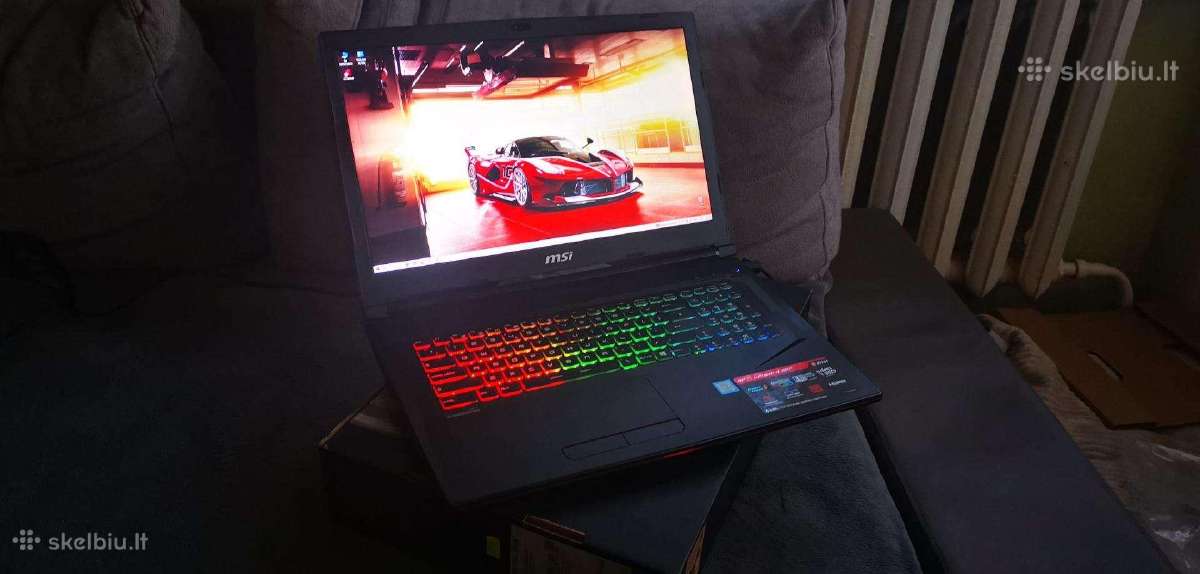 Msi Gaming I7/32gb/17,3"120hz/gtx 8gb/SSD nvme - nuotraukos Nr. 5