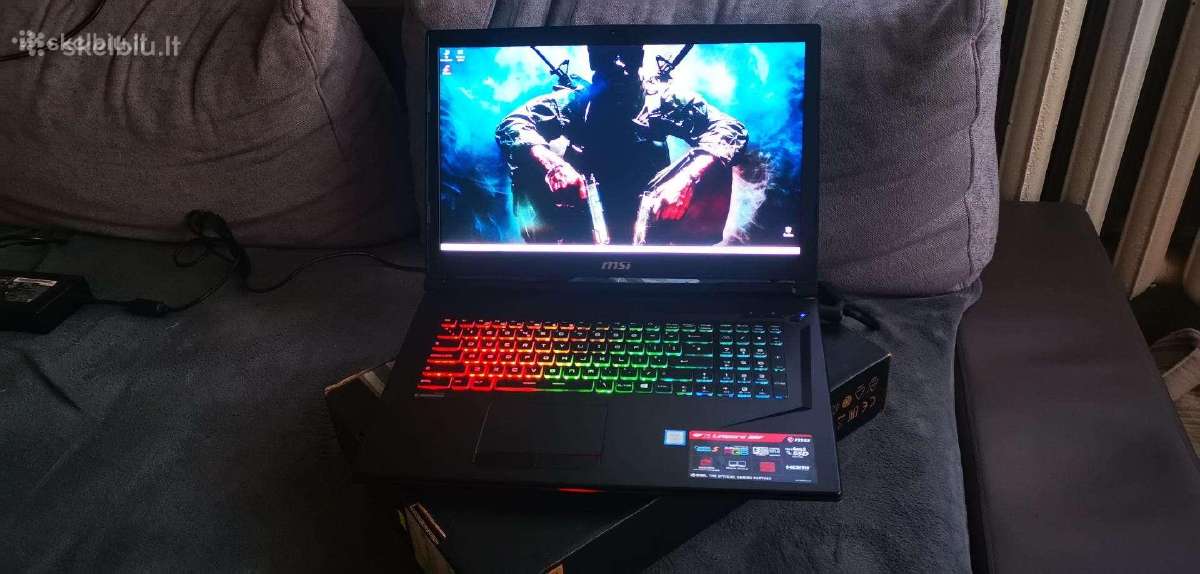 Msi Gaming I7/32gb/17,3"120hz/gtx 8gb/SSD nvme - nuotraukos Nr. 9