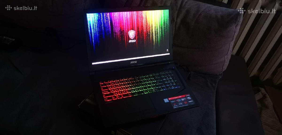 Msi Gaming I7/32gb/17,3"120hz/gtx 8gb/SSD nvme - nuotraukos Nr. 11
