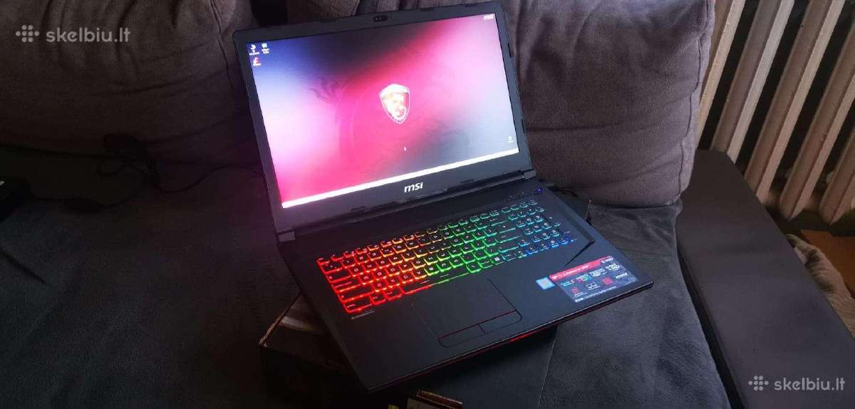 Msi Gaming I7/32gb/17,3"120hz/gtx 8gb/SSD nvme - nuotraukos Nr. 13