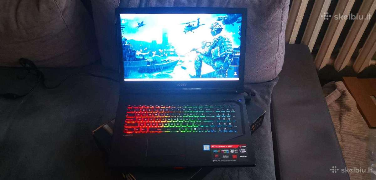 Msi Gaming I7/32gb/17,3"120hz/gtx 8gb/SSD nvme - nuotraukos Nr. 15