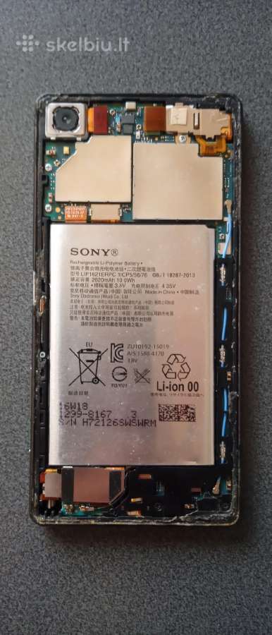 Sony xperia x dalimis,skendes. - nuotraukos Nr. 2