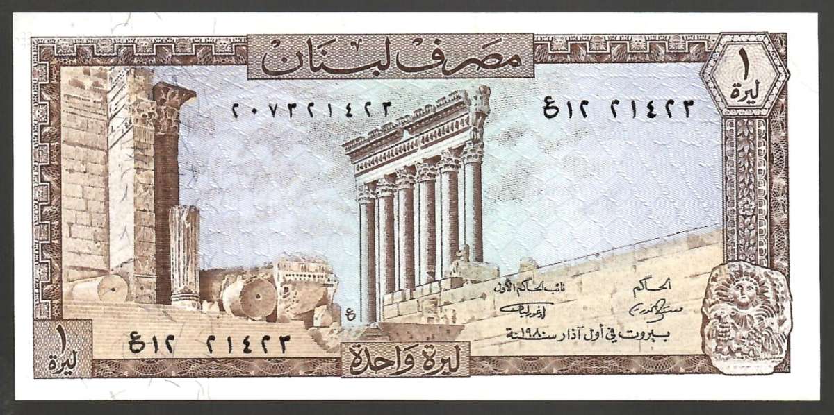 Libano banknotai