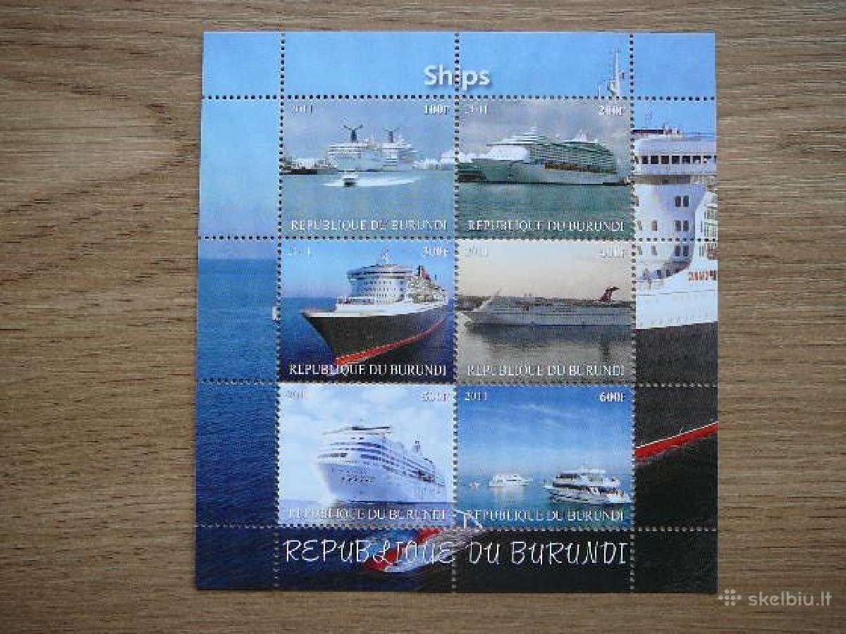 Laivai Burundis 2011 svarus b585