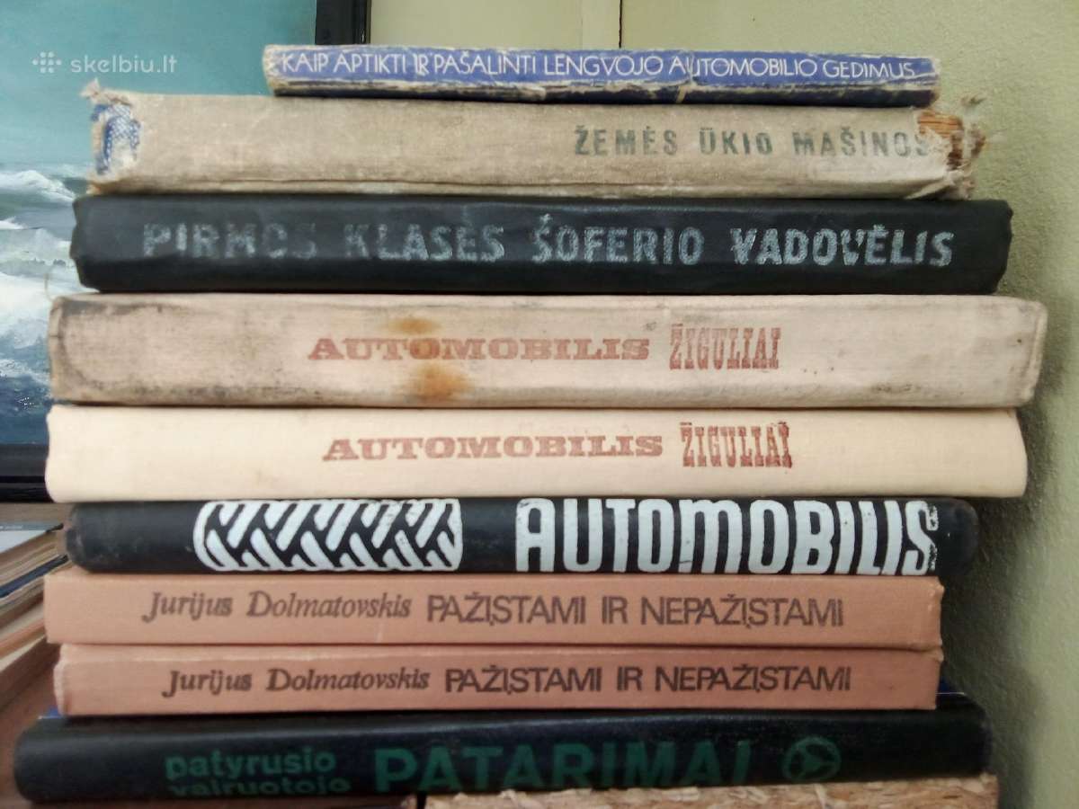 Knygos-automobiliai motociklai varikliai