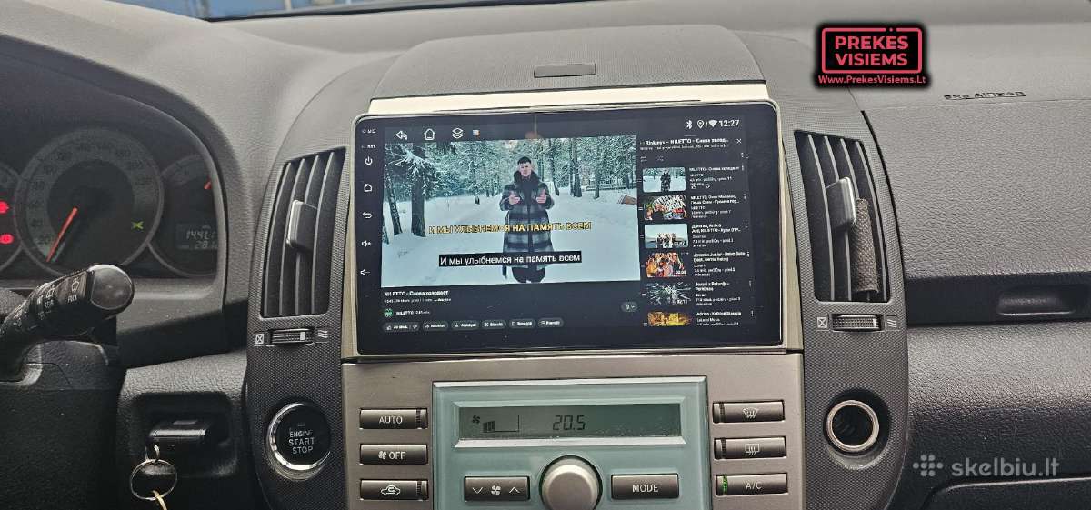 Toyota Corolla Verso 2006 -2012 android multimedia - nuotraukos Nr. 4