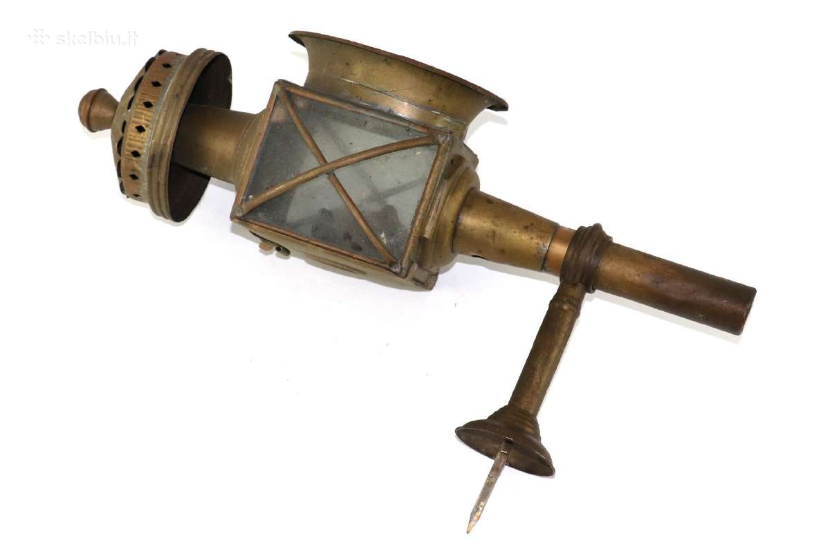 Karietos žibintas metalas 44 cm. kaina 95 eurų - nuotraukos Nr. 3