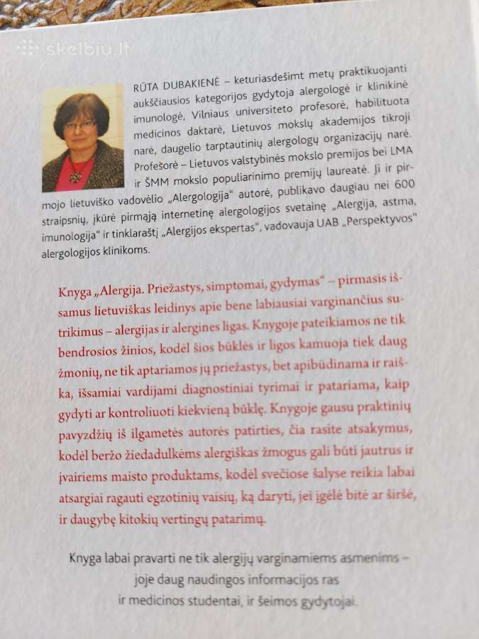 Prof.rūtos Dubakienės kn.alergija - nuotraukos Nr. 2