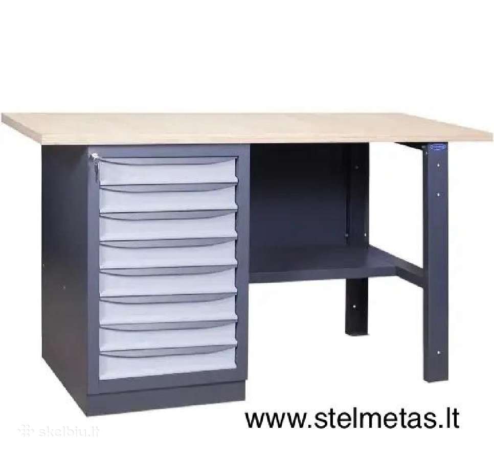 Tvirtas metalinis darbastalis garažui - nuotraukos Nr. 6