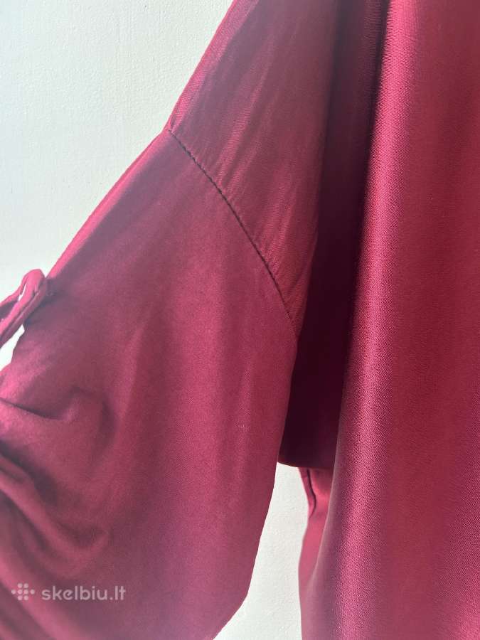 Nauja oversize bordo palaidinė 48-50d - nuotraukos Nr. 5