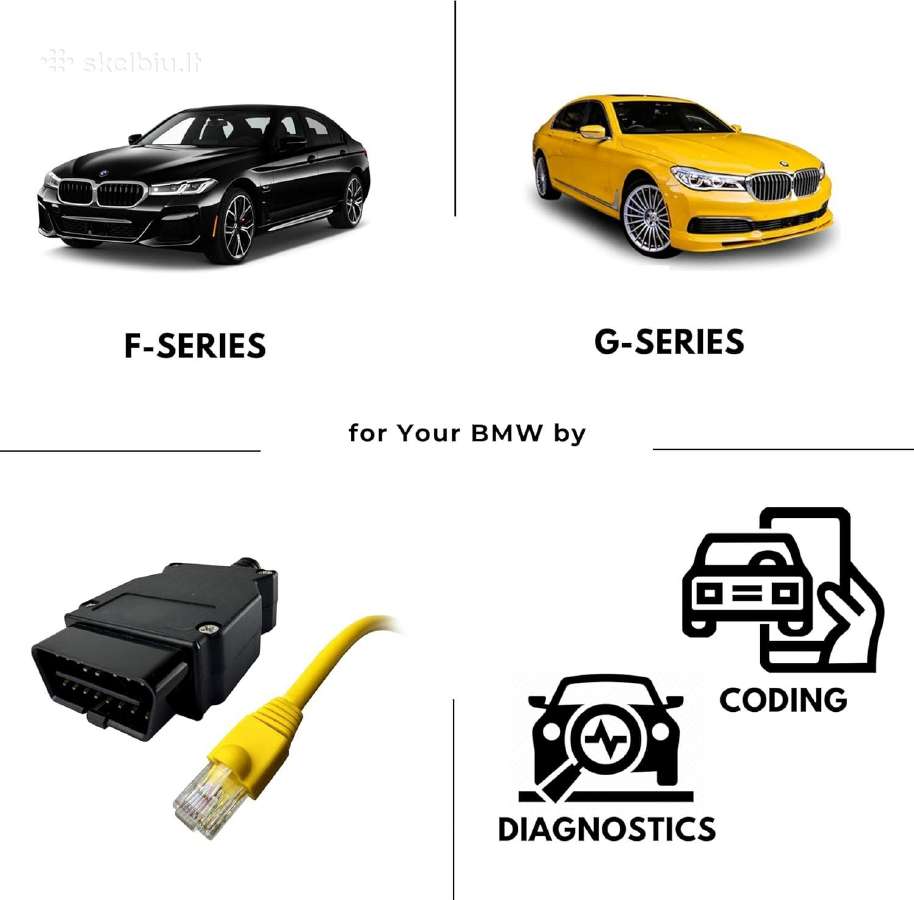 Bmw K+dcan ir Enet diagnostikos kabelis - nuotraukos Nr. 12