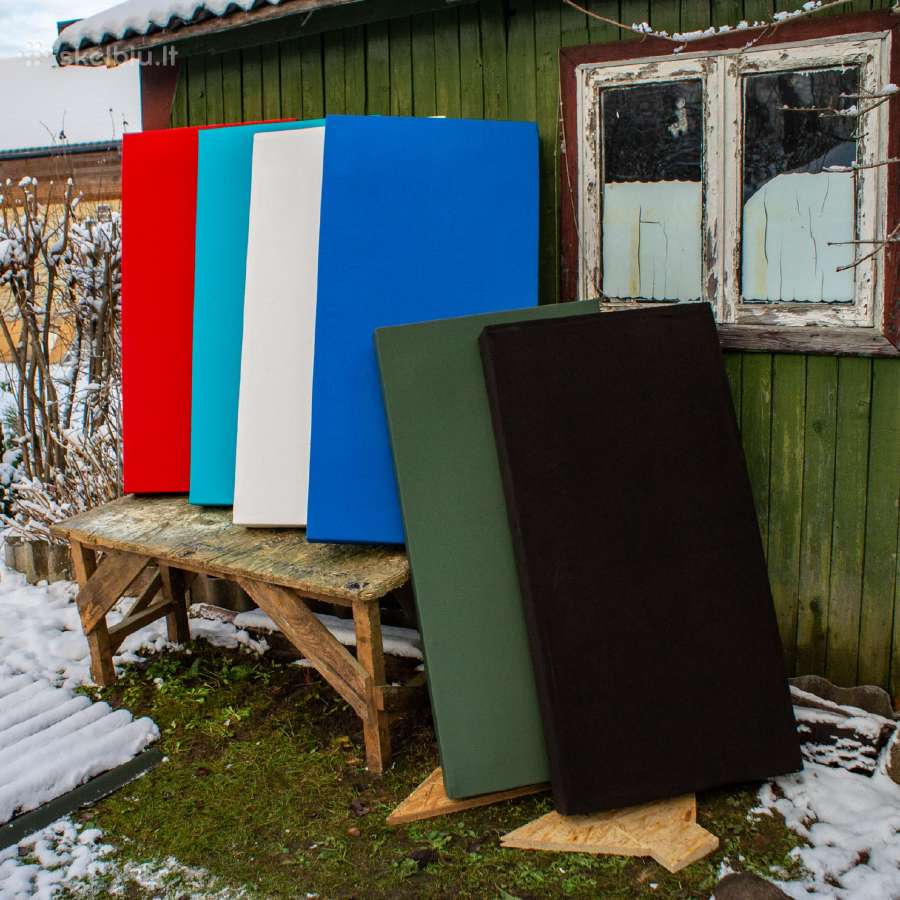 Akustinės panelės, bass trapai - absorberiai