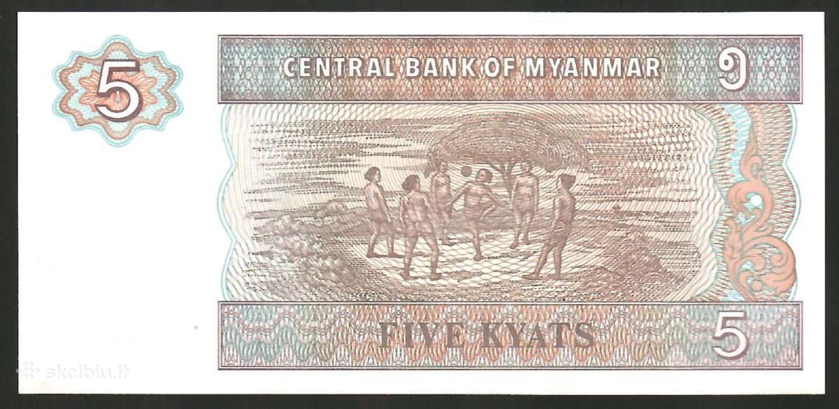 Myanmaro banknotai - nuotraukos Nr. 8