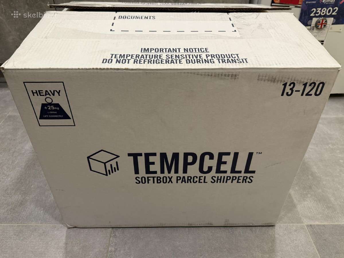 Temperatūrinė dėžė: Softbox Tempcell 13-120, 13l