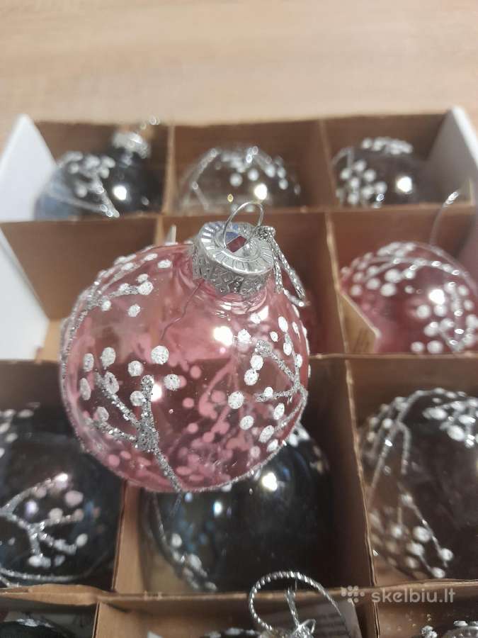 Kalėdiniai rutuliai / žaisliukai 6 cm. skersmuo. - nuotraukos Nr. 6