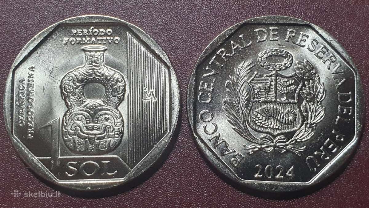 Peru 1 solis, 2024 Ikikolumbinė keramika Uc125