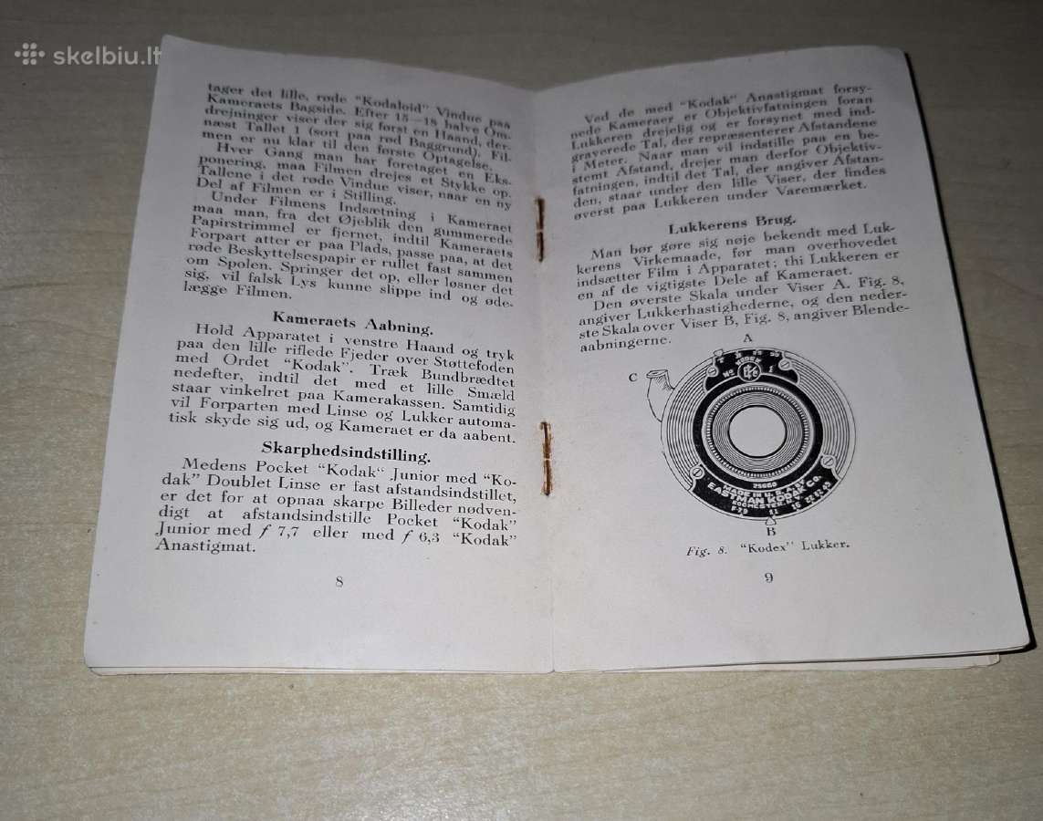 Pocket "Kodak" Junior instrukcija - nuotraukos Nr. 2