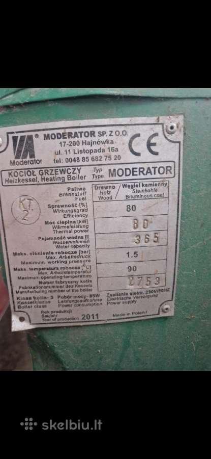 Pečius 80kw - nuotraukos Nr. 3