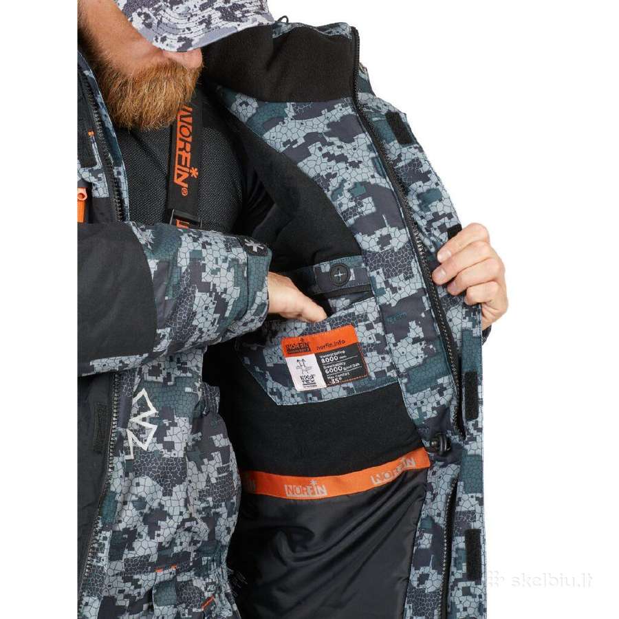 Žieminis kostiumas Norfin Discovery 3 Camo - nuotraukos Nr. 4