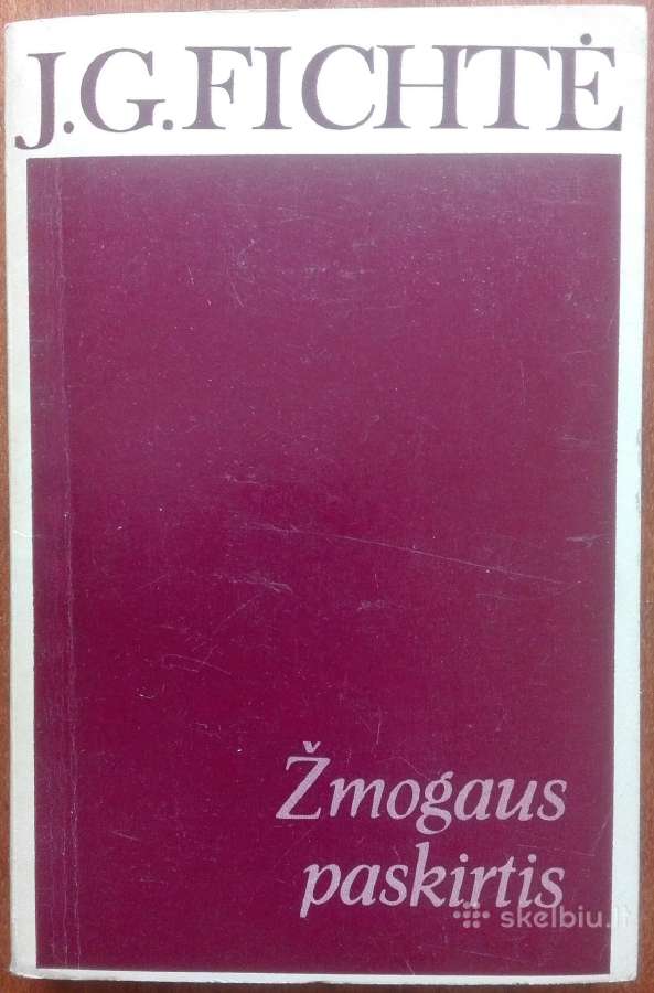 2104. Žmogaus Paskirtis Fichtė J. G.