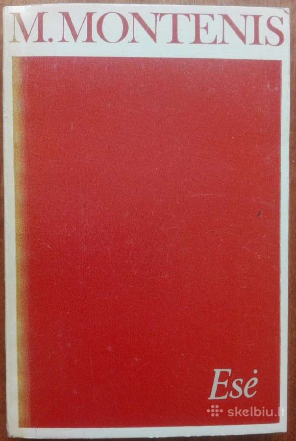 2105. Esė Montenis M.