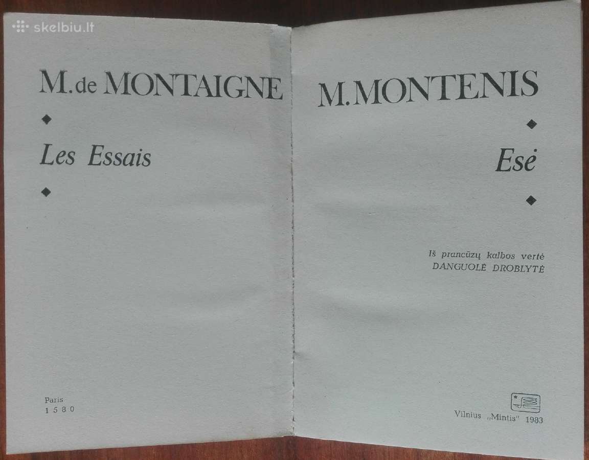 2105. Esė Montenis M. - nuotraukos Nr. 2