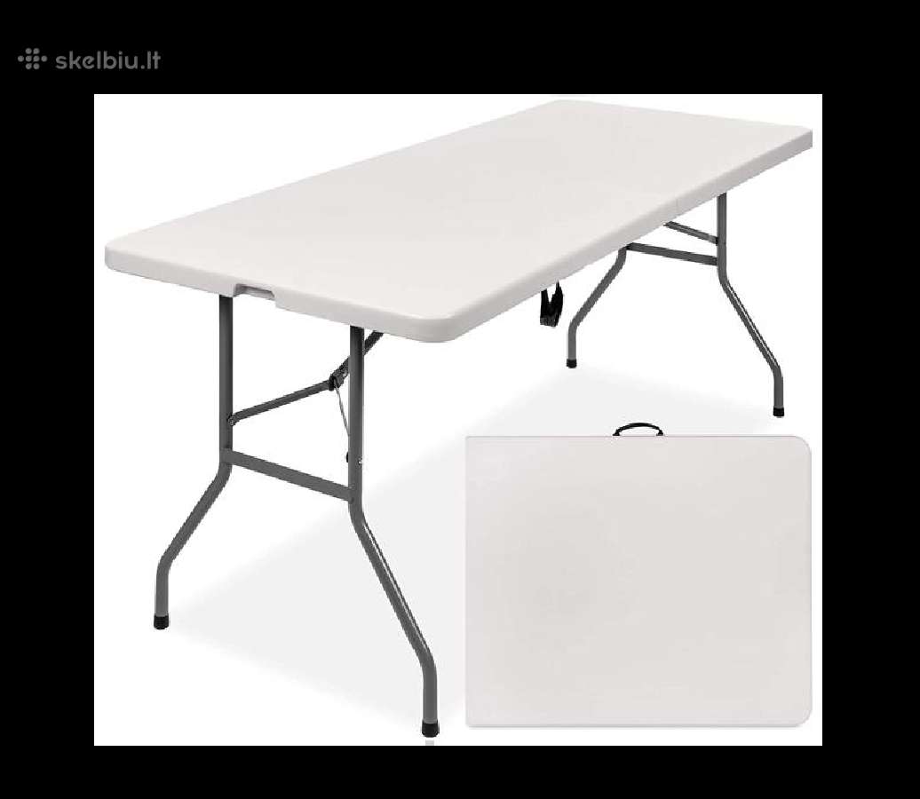 Sulankstomi stalai 240, 180, 150, 120 cm - Pigiau - nuotraukos Nr. 4
