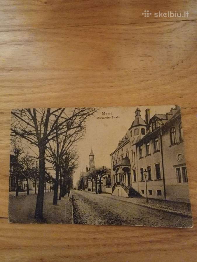 Nuotrauka-atvirukas Aleksanderio g-vė Klaipėda