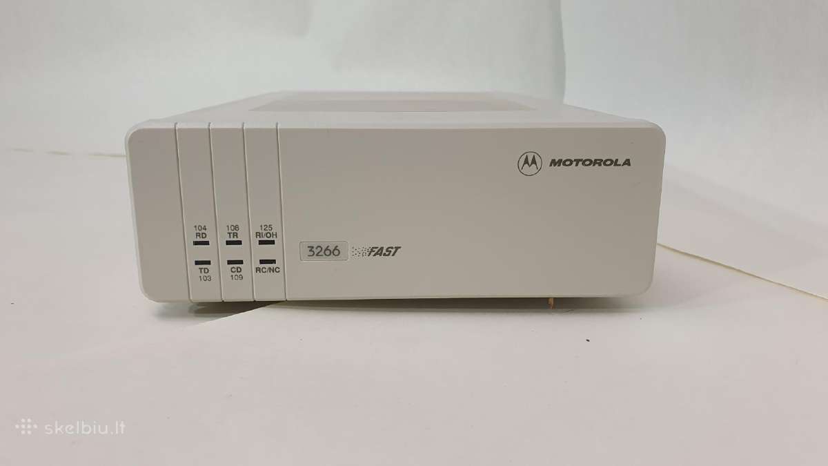 Motorolla modem 3266 - nuotraukos Nr. 2