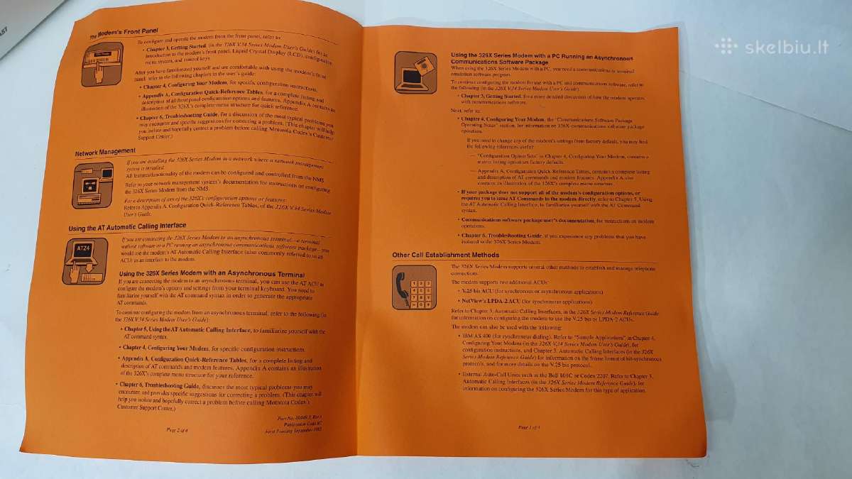 Motorolla modem 3266 - nuotraukos Nr. 6
