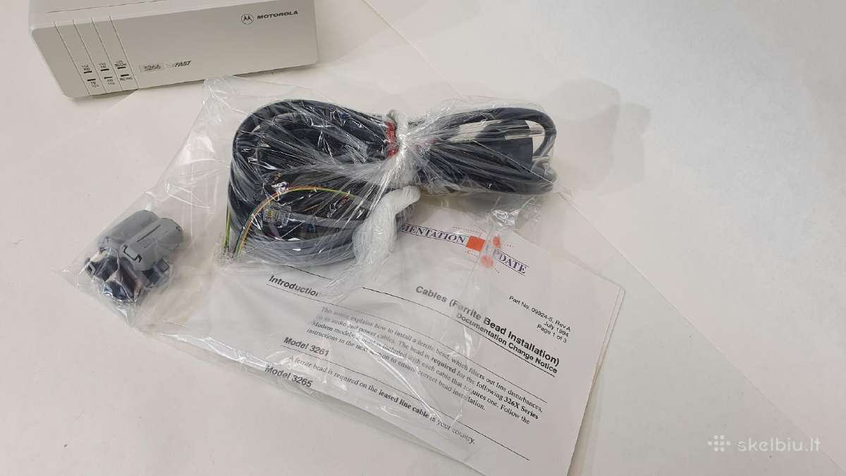 Motorolla modem 3266 - nuotraukos Nr. 8