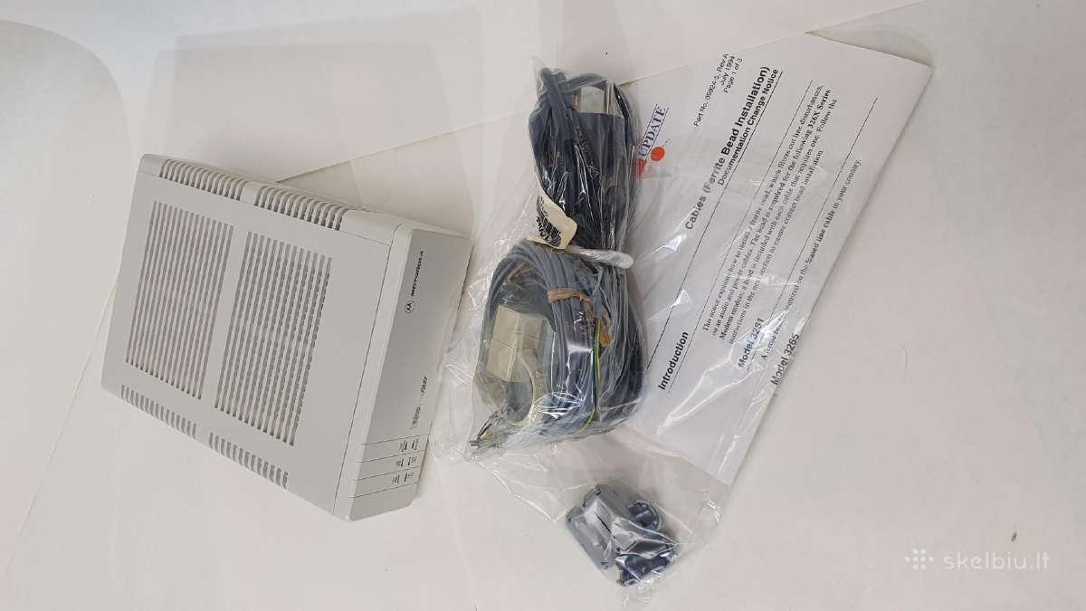 Motorolla modem 3266 - nuotraukos Nr. 10
