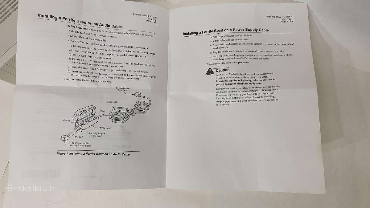 Motorolla modem 3266 - nuotraukos Nr. 12