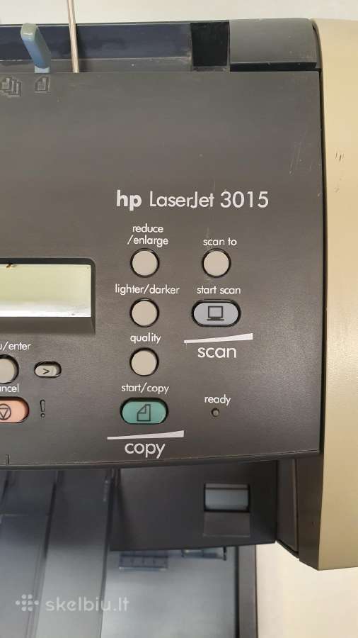 Hp Laserjet 3015 Laser Printer Copier - nuotraukos Nr. 3