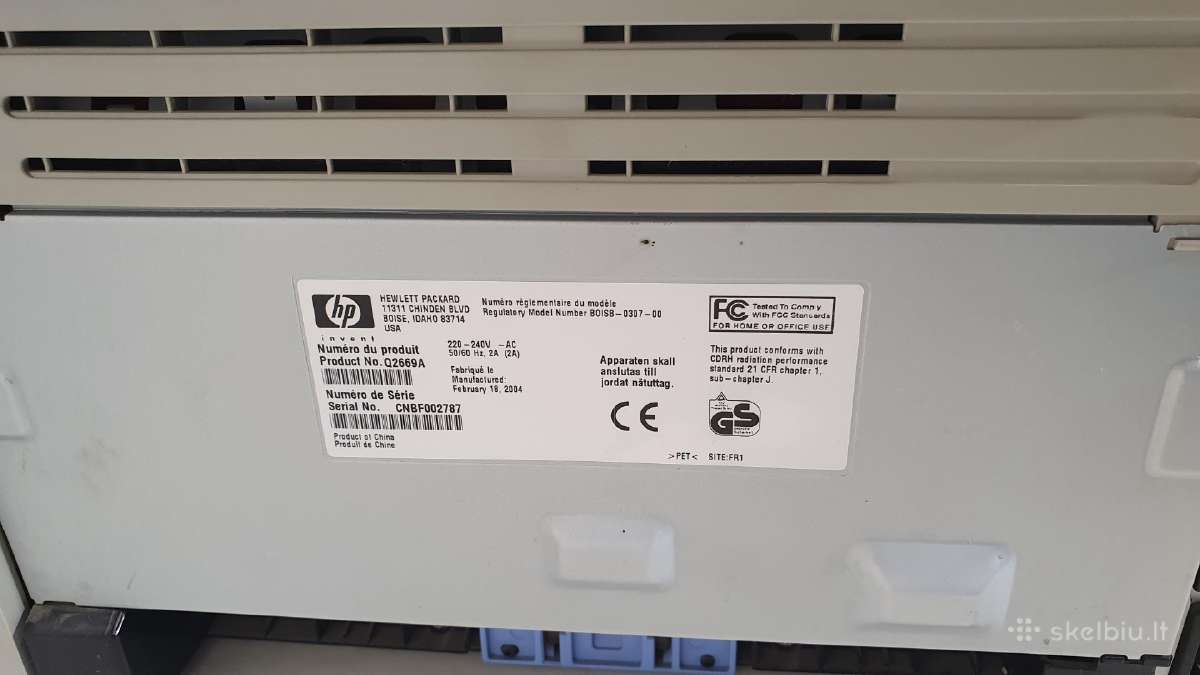 Hp Laserjet 3015 Laser Printer Copier - nuotraukos Nr. 7