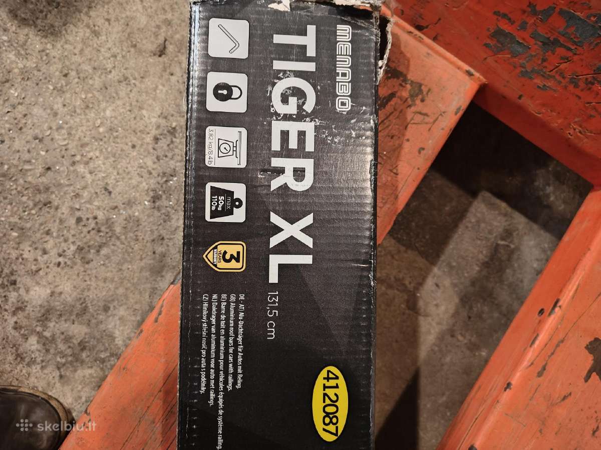 Mercedes stogo skersiniai, Menabo Tiger Xl131.5cm. - nuotraukos Nr. 2