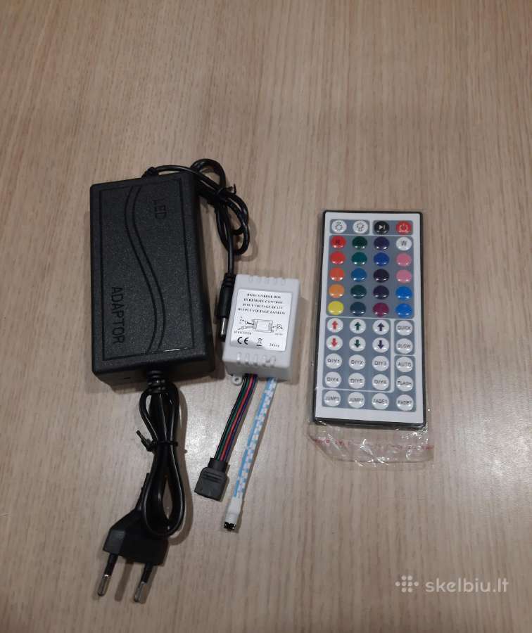 Rgb LED valdiklis maitinimo blokas 12v 5a