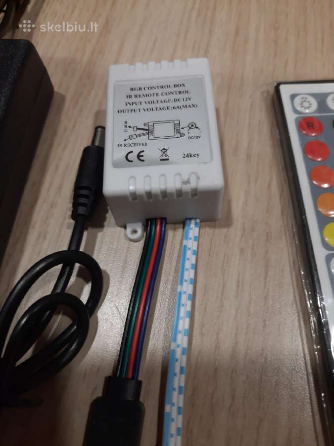 Rgb LED valdiklis maitinimo blokas 12v 5a - nuotraukos Nr. 3