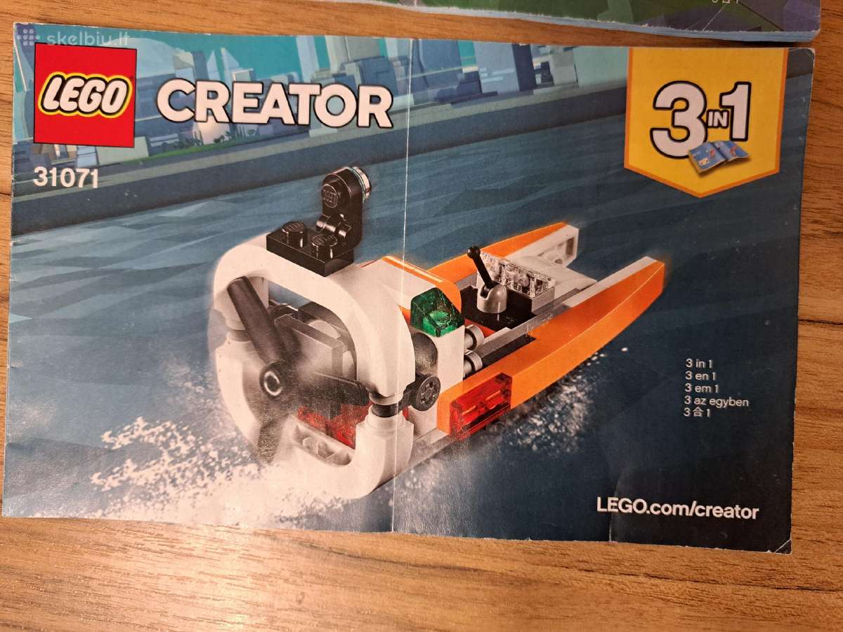 Lego 30170 sraigtasparnis lėktuvas kateris - nuotraukos Nr. 5