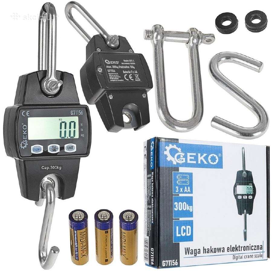 Elektroninės svarstyklės kablio tipo