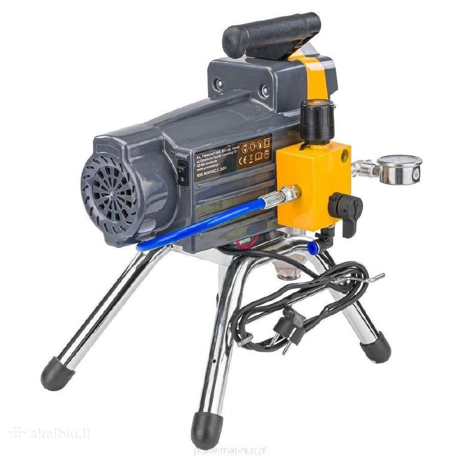 Hidrodinaminis dažymo įrenginys 1300w, 3.0 l/min - nuotraukos Nr. 3