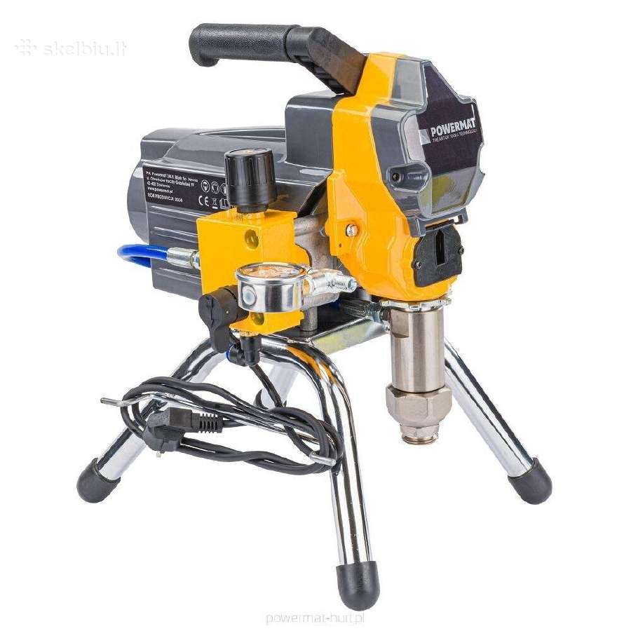 Hidrodinaminis dažymo įrenginys 1300w, 3.0 l/min - nuotraukos Nr. 4