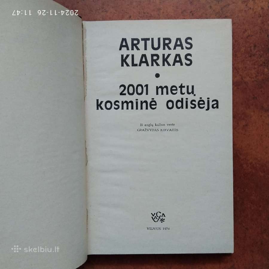 A. Klarkas "2001 metų kosminė odisėja" 1974 m. - nuotraukos Nr. 3